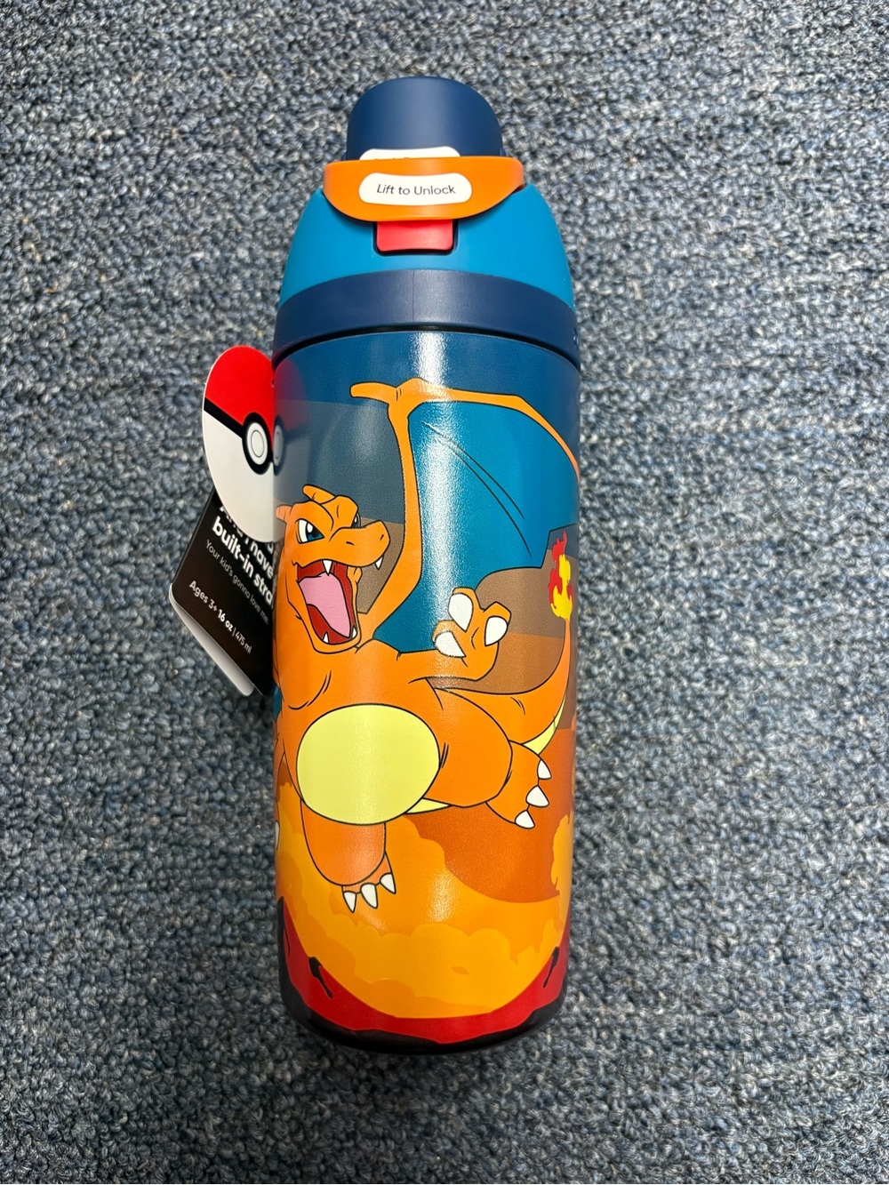 New Owala Charizard Pokemon X Limited Edition Stainless Steel Water Bottle